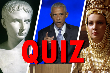 Julisz Cezar, Barack Obama, Anna Dymna - kadr z serialu Królowa Bona