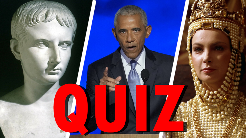 Julisz Cezar, Barack Obama, Anna Dymna - kadr z serialu Królowa Bona
