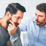 Dwaj mężczyźni - materiał poglądowy