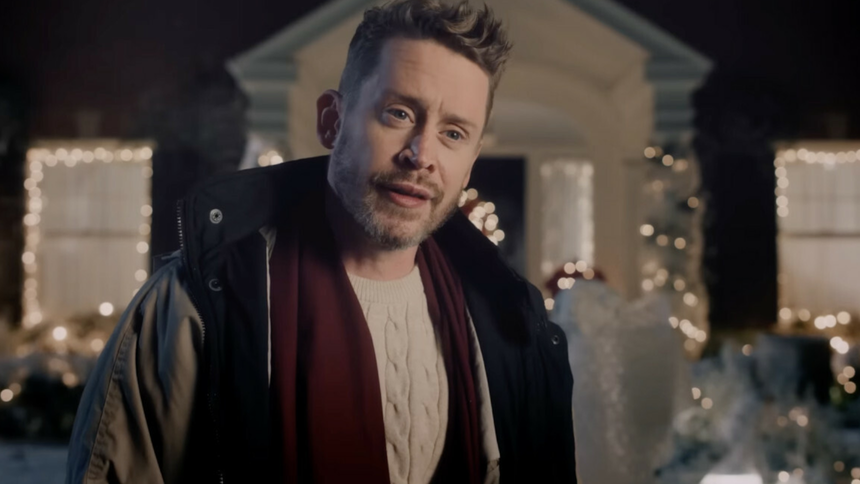 Macaulay Culkin - Home But Not Alone - kadr z reklamy 
