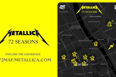 Metallica mapa interaktywna po Warszawie