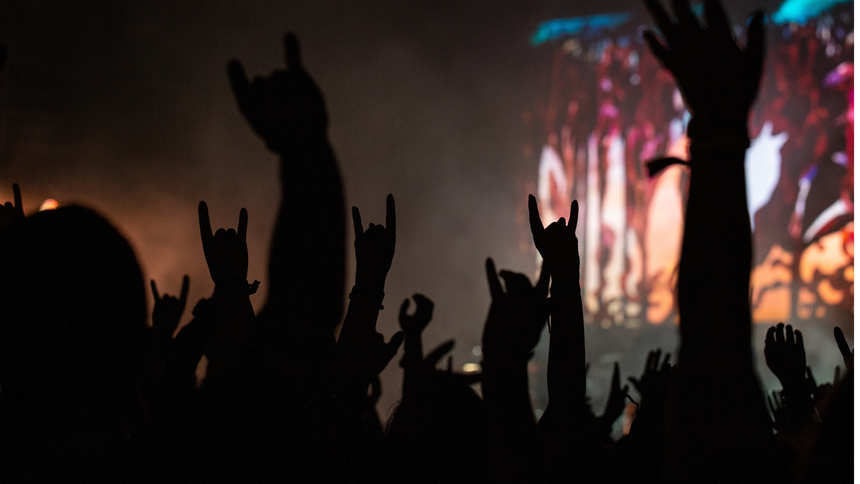 Koncert rockowy - materiał poglądowy 