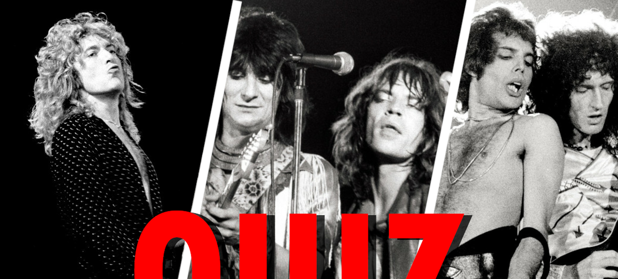 Led Zeppelin, The Rolling Stoines, Queen