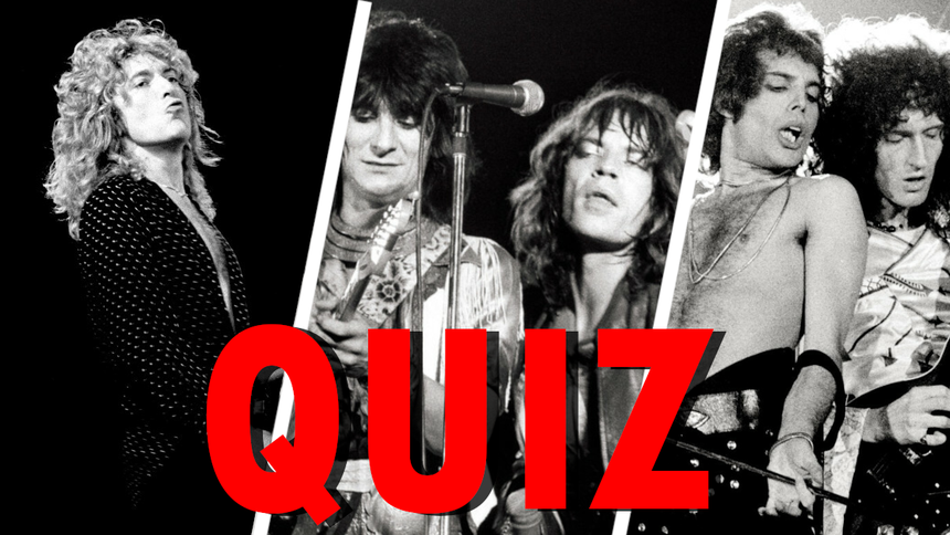 Led Zeppelin, The Rolling Stoines, Queen