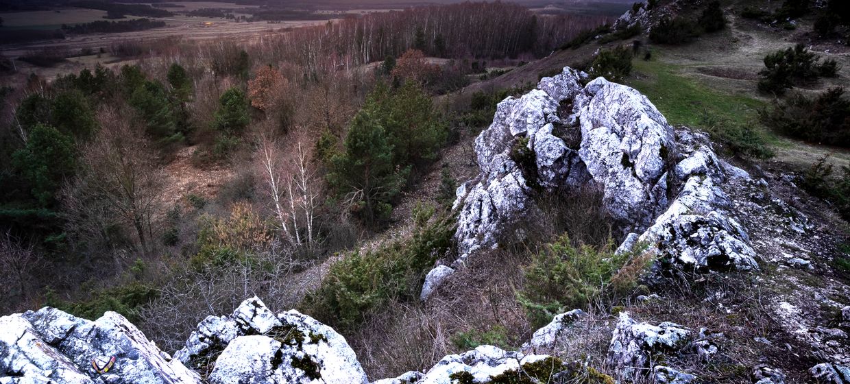 Góra Miedzianka, Świętokrzyskie, Góry Świętokrzyskie, Chęciny - materiał poglądowy