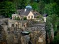 Czechy Skalny Zamek Sloup Rock Castle 