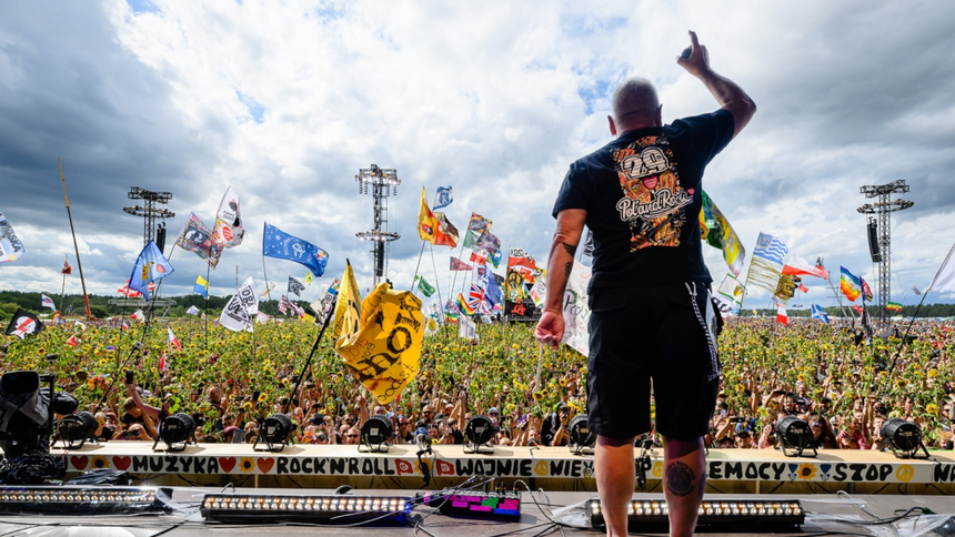 Jurek Owsiak na Pol'and'Rock Festival