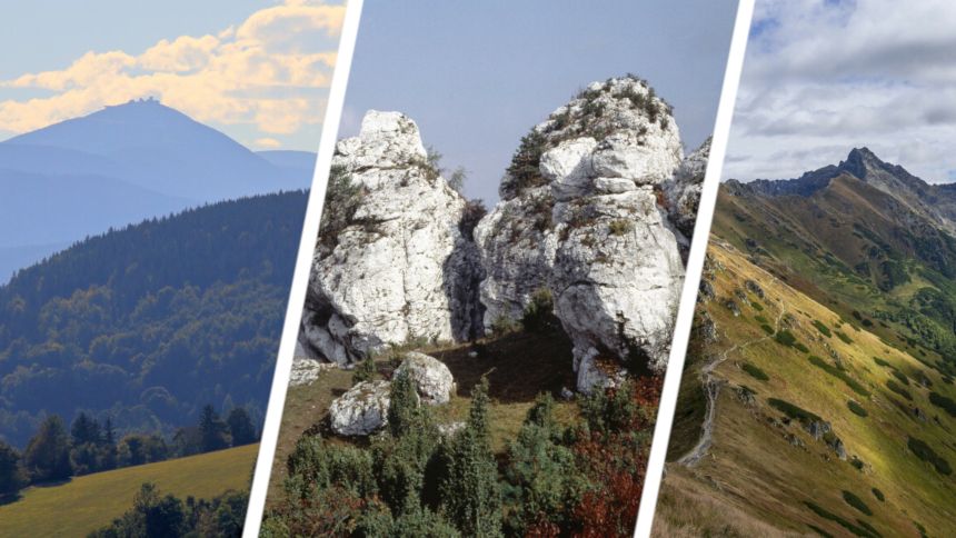 Karkonosze, Góry Świętokrzyskie, Tatry