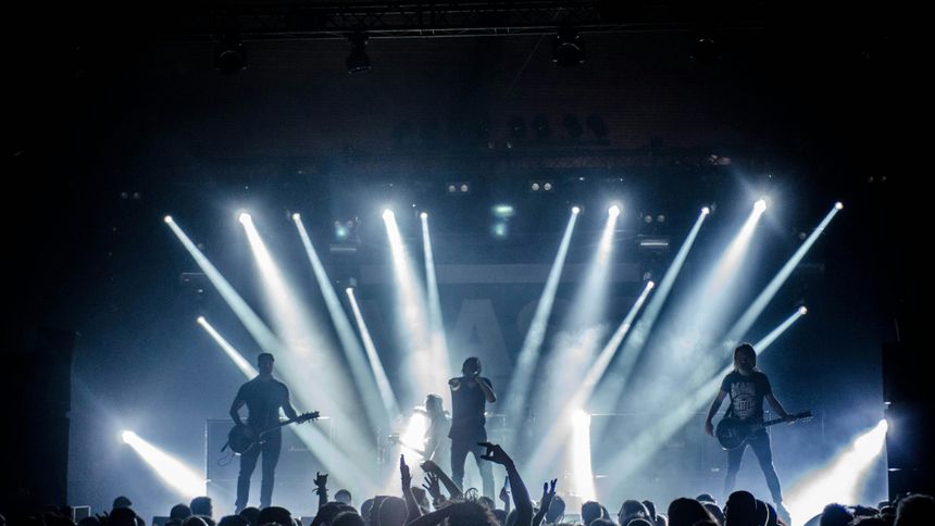 Koncert rockowy - materiał poglądowy