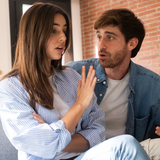 Kłócąca się para - materiał poglądowy