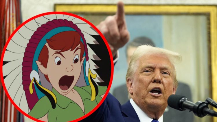 Piotruś Pan - kadr z filmu, Donald Trump