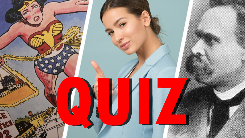 Wonder Woman, pewna siebie kobieta, Friedrich Nietzsche - materiał poglądowy