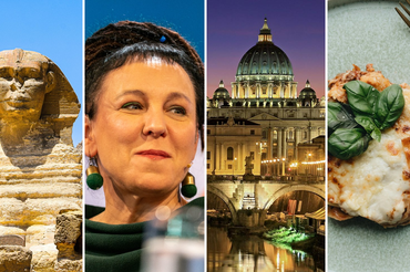 Wielki Sfinks, Olga Tokarczuk, Rzym, Lazania