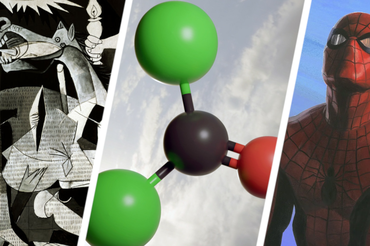 Guernica, model atomu, Spider-Man