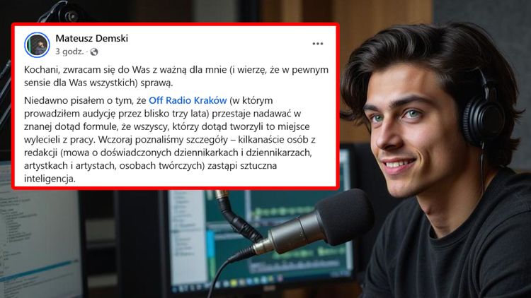 Wirtualny prezenter Radio Krakow