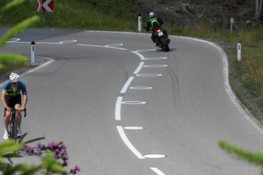 Oznakowanie ulicy dla motocyklistów