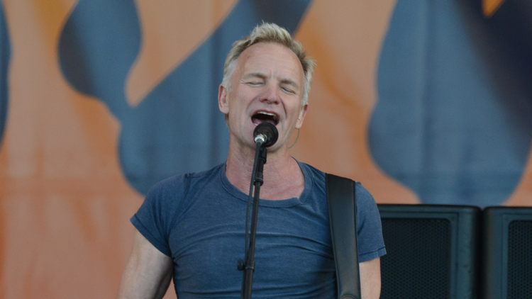 Sting podczas koncertu