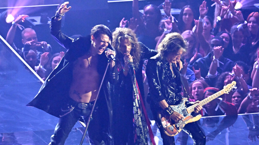 YUNGBLUD, Steven Tyler. Joe Perry na 2025 MTV VMA