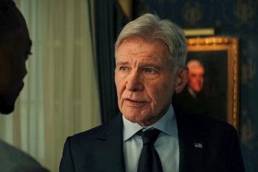 Kapitan Ameryka Nowy wspaniały świat - Anthony Mackie i Harrison ford - kadr z filmu Marvela