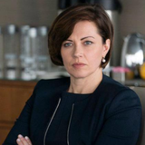 Dagmara Dominczyk - Sukcesja - kadr z serialu HBO