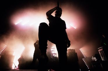 Wokalista rockowego zespołu