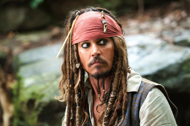 Johnny Depp jako Jack Sparrow