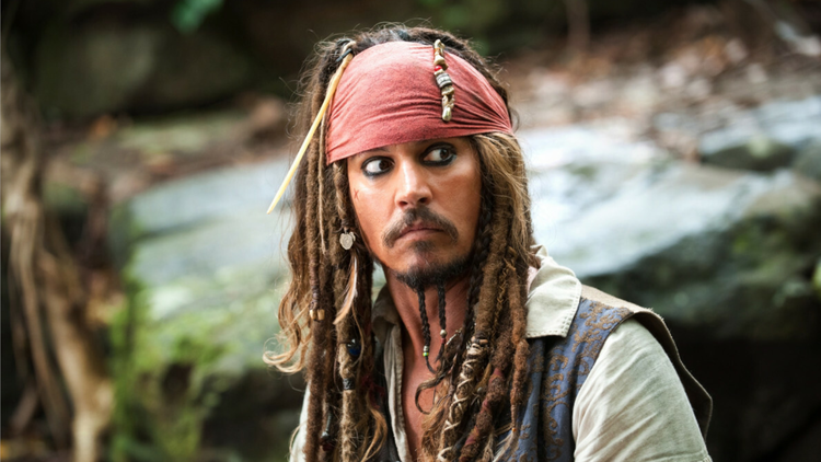 Johnny Depp jako Jack Sparrow