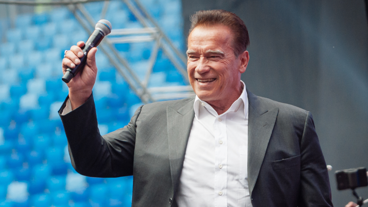 Arnold Schwarzenegger pokazał sylwetkę