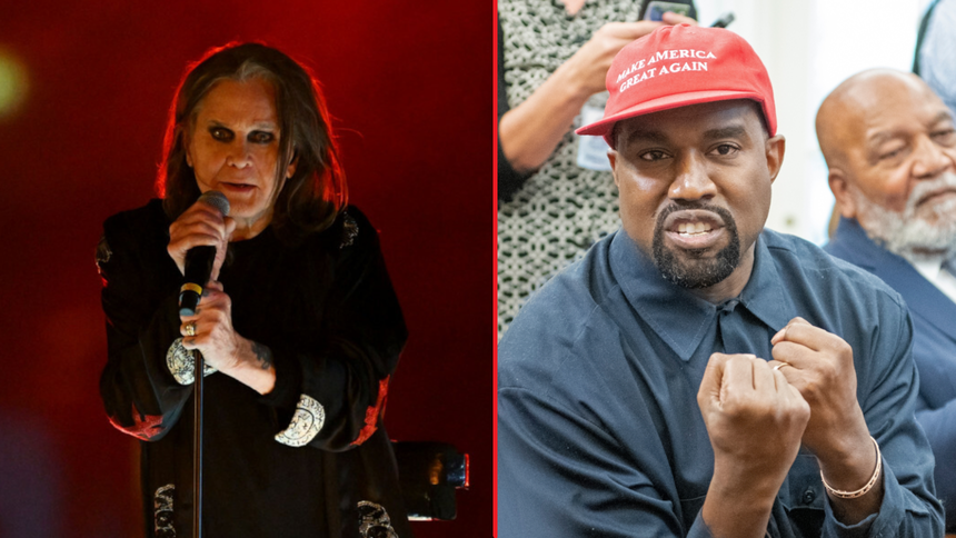 Ozzy Osbourne i Kanye West - konflikt