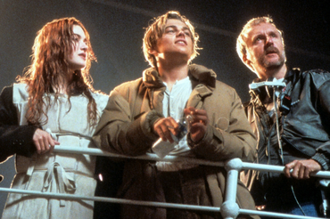 Kate Winslet, Leonardo DiCaprio, James Cameron