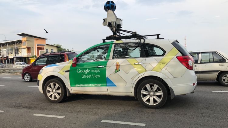 Samochód Google Street View