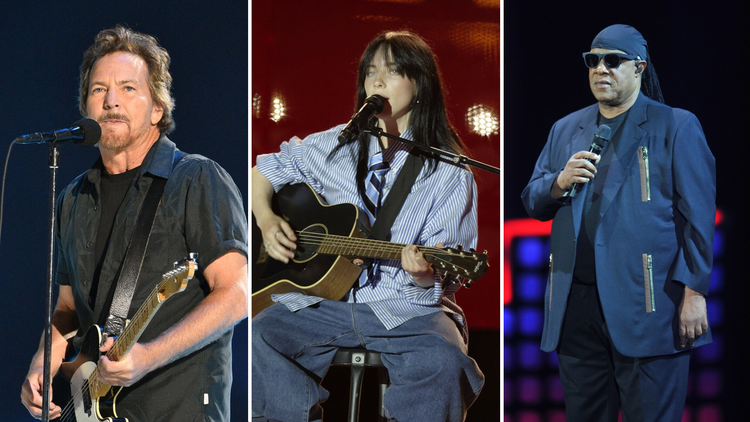 Pearl Jam, Billie Eilish, Stevie Wonder