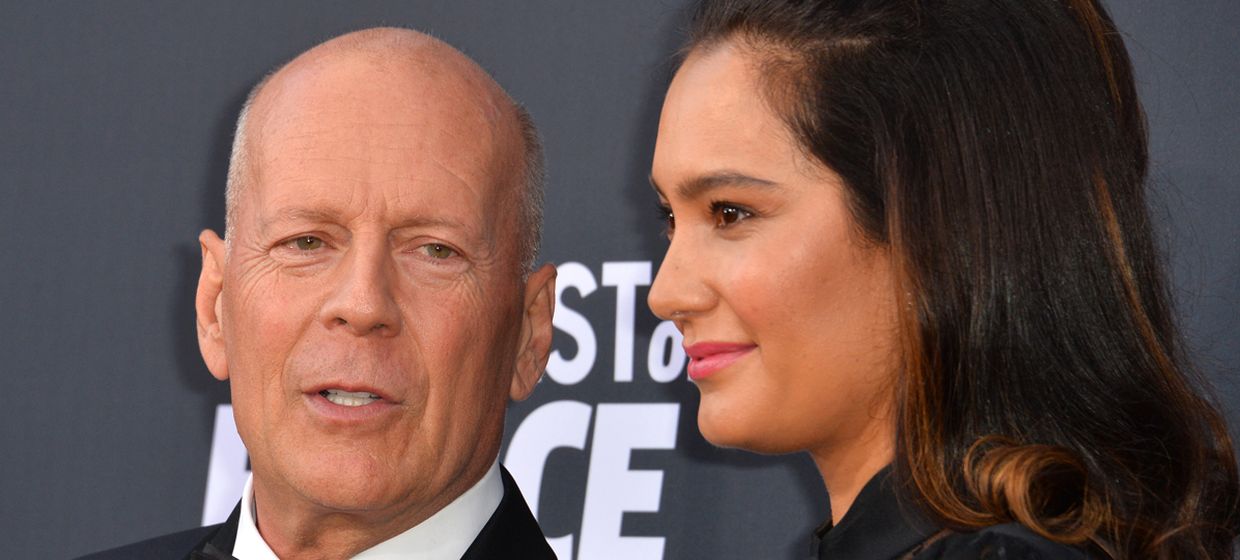 Bruce Willis i żona