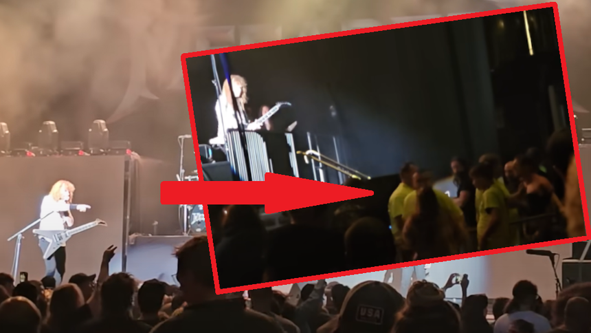Dave Mustaine wyrzucił ochroniarzy 