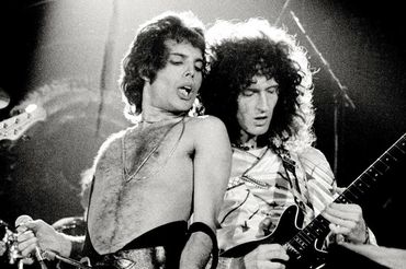 Freddie Mercury i Brian May z Queen