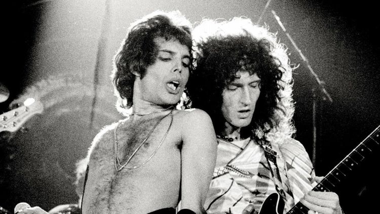 Freddie Mercury i Brian May z Queen