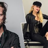 Duff McKagan, basista Guns N' Roses i Konrad Czubaj