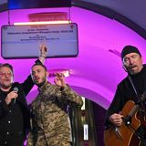 U2 w kijowskim metrze