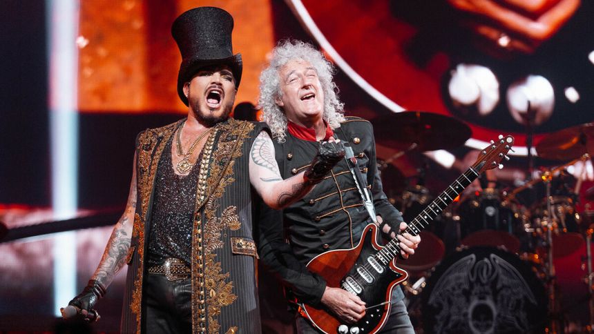 Brian May z Queen i Adam Lambert