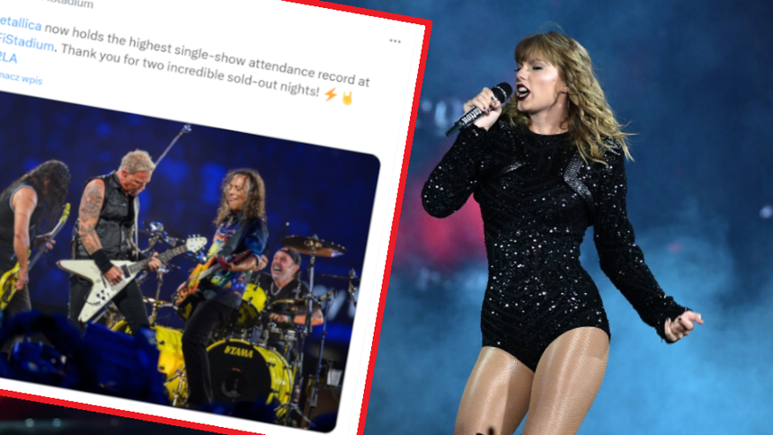 Taylor Swift, Metallica