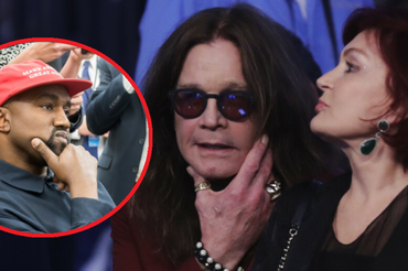 Kanye West, Ozzy Osbourne, Sharon Osbourne