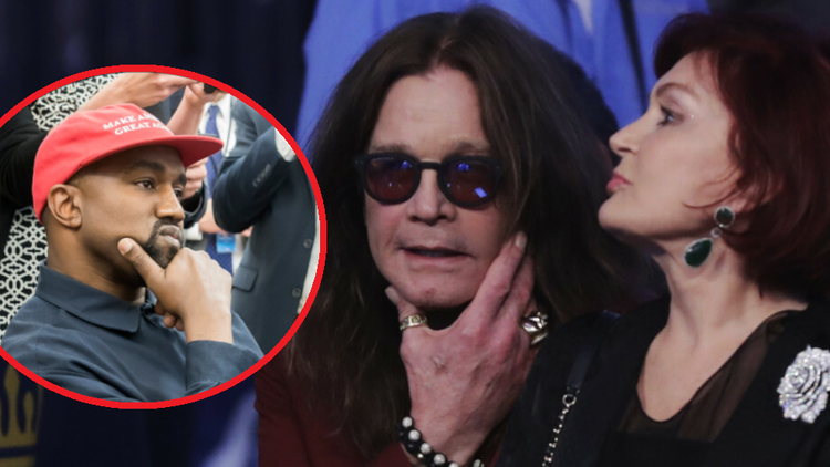 Kanye West, Ozzy Osbourne, Sharon Osbourne
