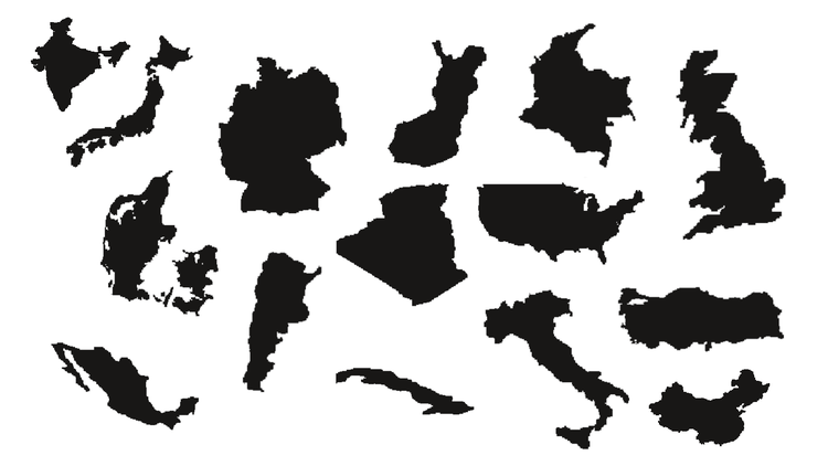 Quiz geograficzny. Poznasz kraj po kształcie?