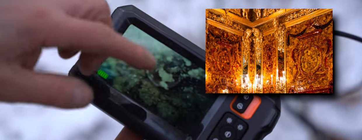 Bursztynowa Komnata, odkrycie w Polsce