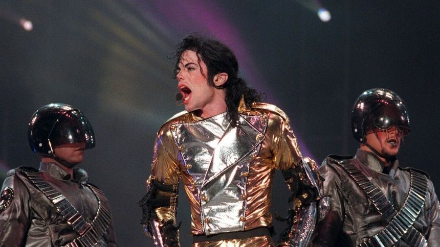Michael Jackson w trakcie koncertu