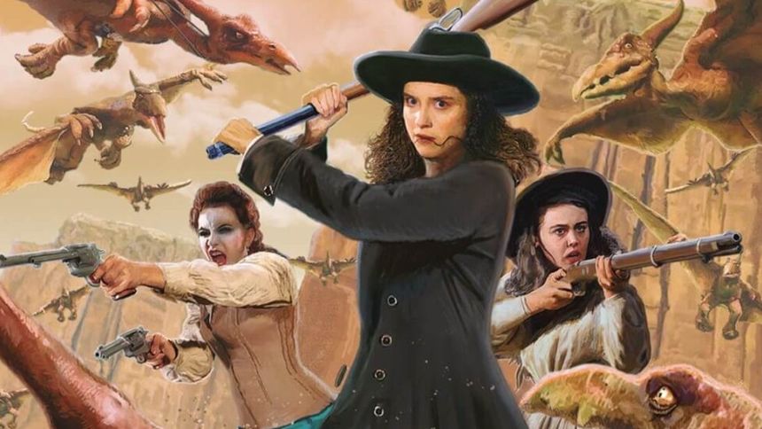 COWGIRLS VS. PTERODACTYLS - plakat filmu