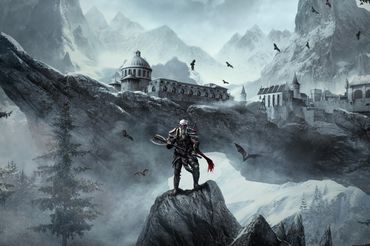 Grafika promująca Elder Scrolls Online