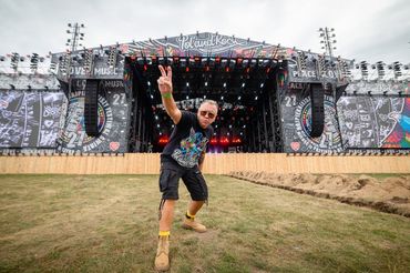 Jurek Owsiak na Pol'and'Rock Festival