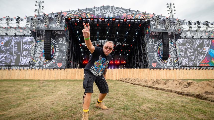 Jurek Owsiak na Pol'and'Rock Festival