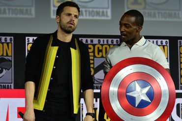 Anthony Mackie i Sebastian Stan na San Diego Comics Con 2019